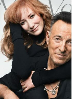 Adele Ann Springsteen son Bruce Springsteen with his spouse during a cover photoshoot.